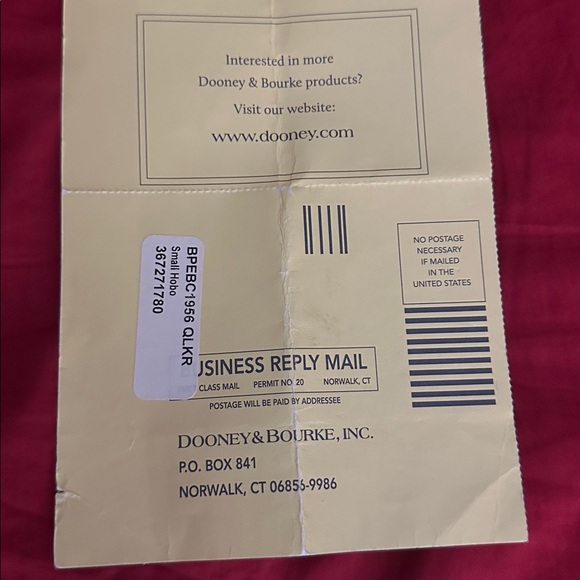 Dooney Burke Bubble Gum Pink Held Once Like New - Picture 4 of 5